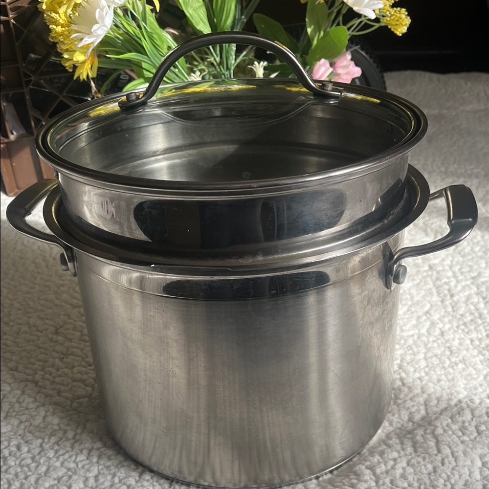 Premium Stainless Steel Stockpot with Glass Lid